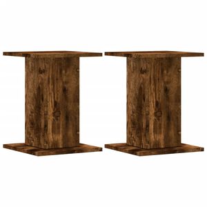 vidaXL Stojany na reproduktor 2ks dymov&yacute; dub 30x30x40 cm kompoz. drevo