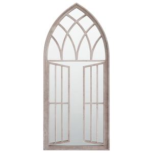 vidaXL Z&aacute;hradn&eacute; zrkadlo pieskov&eacute; 100x45 cm exteri&eacute;rov&eacute; železo