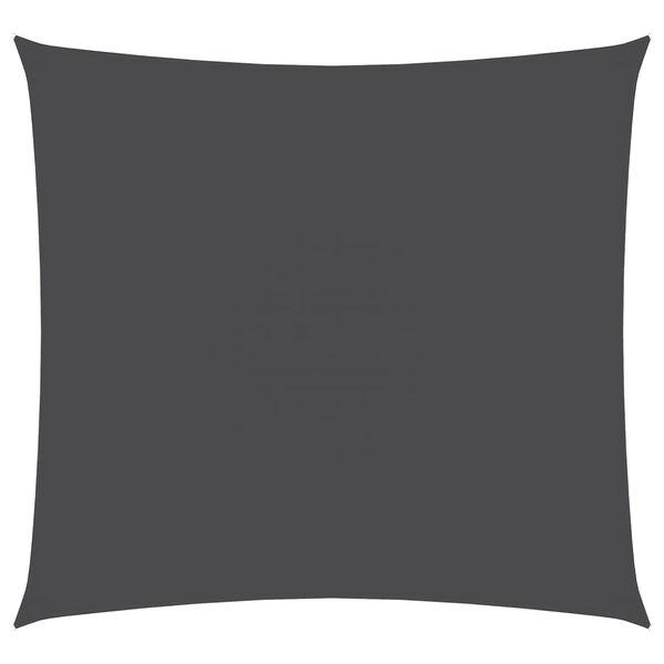 vidaXL Tieniaca plachta, oxford, štvorcová 2,5x2,5 m, antracitová