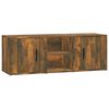vidaXL TV skrinka dymov&yacute; dub 100x31,5x35 cm spracovan&eacute; drevo
