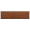 vidaXL Parapetn&eacute; dosky Hned&eacute; drevo 60 x 25 x 4,5 cm PVC
