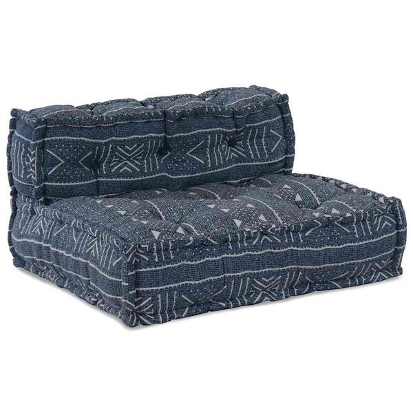 vidaXL Modul&aacute;rna pohovka 4 pcs Indigo 70 x 70 x 56 cm l&aacute;tka