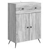 vidaXL Serv&iacute;rovacia skriňa Siv&aacute; sonoma 66 x 34,5 x 90 cm