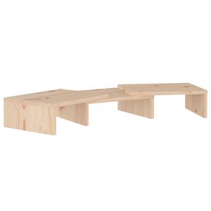 vidaXL Stojan na monitor 60x24x10,5 cm mas&iacute;vna borovica
