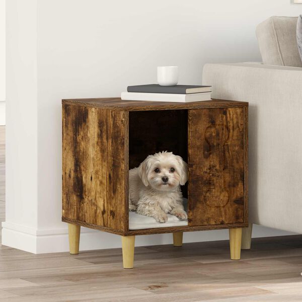 vidaXL Ps&iacute; dom Dymov&aacute; dub 44 x 42 x 49 cm Kompozitn&eacute; drevo