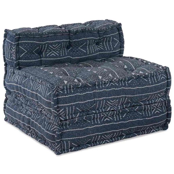 vidaXL Modul&aacute;rna pohovka 4 pcs Indigo 70 x 70 x 56 cm l&aacute;tka