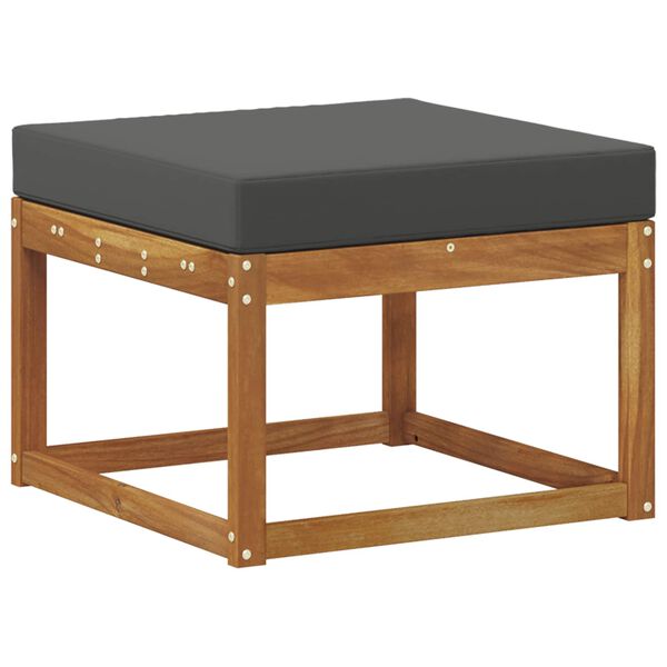 vidaXL Z&aacute;hradn&aacute; s&uacute;prava gaučov s vank&uacute;&scaron;om 7 pcs Pr&iacute;rodn&aacute; a antracitov&aacute;