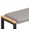 vidaXL Vank&uacute;&scaron; na lavičku Sherpa l&aacute;tka Svetlosiv&aacute; Hĺbka 35 cm