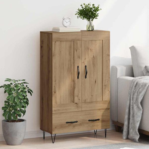 vidaXL Highboard Remeseln&yacute; dub 69,5 x 31 x 115 cm Kompozitn&eacute; drevo