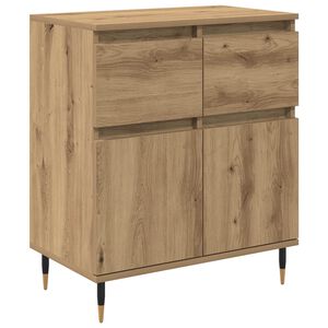 vidaXL Serv&iacute;rovacia skriňa Remeseln&yacute; dub 60 x 35 x 70 cm