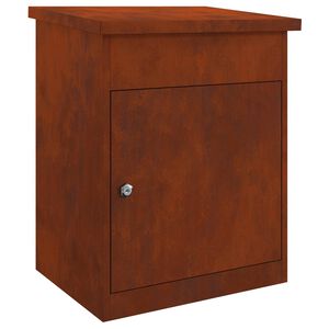 vidaXL Schr&aacute;nka na bal&iacute;ky s &uacute;ložiskom Hrdzav&yacute; 47.5 x 38 x 59 cm