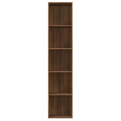 vidaXL Knižnica hnedý dub 40x30x189 cm spracované drevo