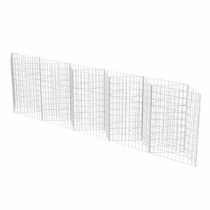 vidaXL Gabi&oacute;nov&yacute; k&ocirc;&scaron;, pozinkovan&aacute; oceľ 300x30x100 cm