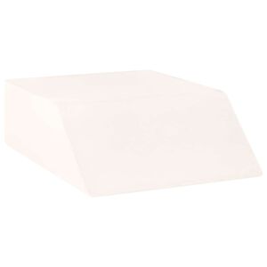 vidaXL Vank&uacute;&scaron; na nohy 63 x 52 x 19,5 cm Pevn&yacute; PU pena Biela