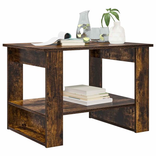 vidaXL Konferenčn&yacute; stol&iacute;k Dymov&aacute; dub 72 x 50 x 50 cm Kompozitn&eacute; drevo