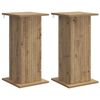 vidaXL Stojan na rastliny 2 ks Dub artisan 30,5 x 30 x 60,5 cm