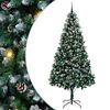 vidaXL Umel&yacute; vianočn&yacute; stromček Zelen&aacute; 240 cm PVC a Oceľ a Plast