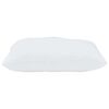 vidaXL Vankúš s vankúšom Biela Polyester