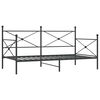 vidaXL Denn&aacute; posteľ bez matraca Čierna 100x200 cm Oceľ