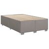 vidaXL Posteľn&yacute; r&aacute;m boxspring s matracom sivohned&yacute; 90x190 cm l&aacute;tka