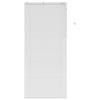 vidaXL Žal&uacute;zia Biela 105 x 250 cm 35 mm Mas&iacute;vne Paulownia drevo