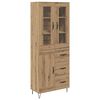 vidaXL Highboard Remeseln&yacute; dub 69,5 x 34 x 90 cm Kompozitn&eacute; drevo