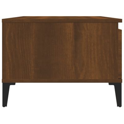 vidaXL Konferenčný stolík hnedý dub 90x50x36,5 cm spracované drevo