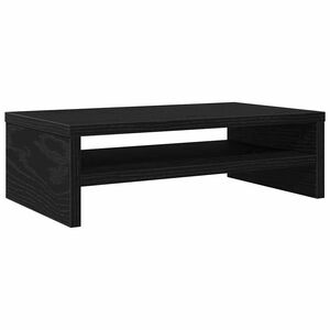 vidaXL Stojan na monitor, čierny dub, 42x24x13 cm, umel&eacute; drevo