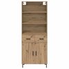 vidaXL Highboard Remeseln&yacute; dub 69,5 x 34 x 180 cm Kompozitn&eacute; drevo