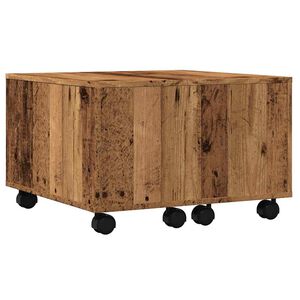 vidaXL Konferenčn&yacute; stol&iacute;k star&eacute; drevo 60x60x38 cm kompozitn&eacute; drevo