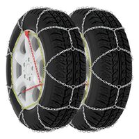 vidaXL Snehové reťaze na pneumatiky 2 ks 16 mm, SUV 4x4, veľkosť 390