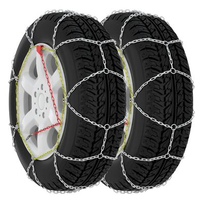 vidaXL Snehové reťaze na pneumatiky 2 ks 16 mm, SUV 4x4, veľkosť 390
