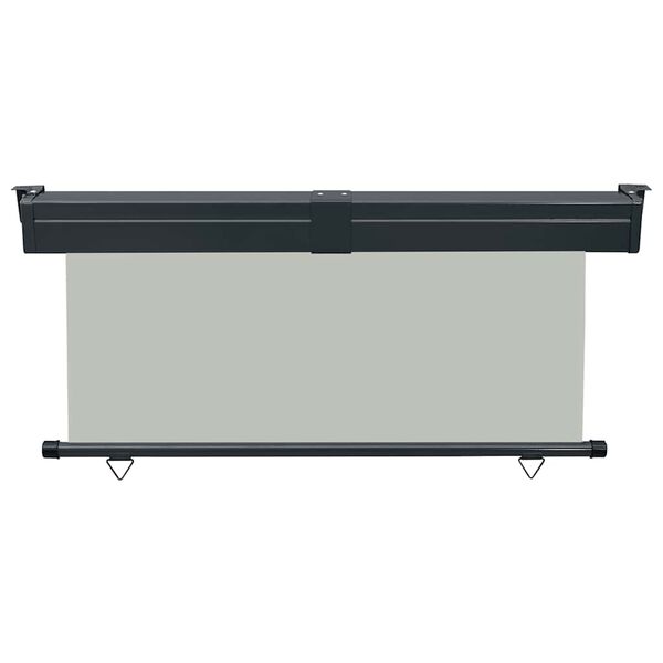 vidaXL Bočná markíza na balkón 170x250 cm sivá