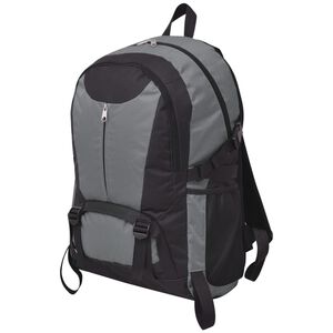 vidaXL Turistick&yacute; batoh, 40 l, čierno-siv&yacute;