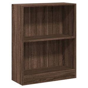 vidaXL Knižnica hned&yacute; dub 60x24x76 cm spracovan&eacute; drevo
