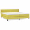 vidaXL Boxspring posteľ s matracom zelen&aacute; 200x200 cm l&aacute;tka