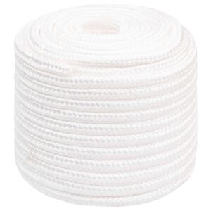 vidaXL Viac&uacute;čelov&eacute; &uacute;žitkov&eacute; lano 18 mm 25 m Biela PP