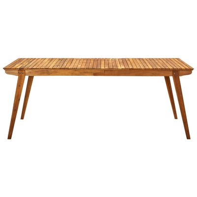 vidaXL Záhradný stôl 201,5x100x75 cm akáciový masív