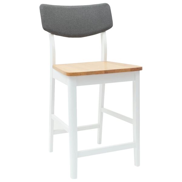 vidaXL Jed&aacute;lensk&eacute; stoličky 2 pcs Biela 48 x 49 x 95 cm