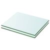 vidaXL Poličky 2 ks panel z priehľadn&eacute;ho skla 20x20 cm