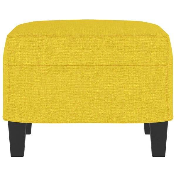 vidaXL Podnožka bledožltá 60x50x41 cm látková