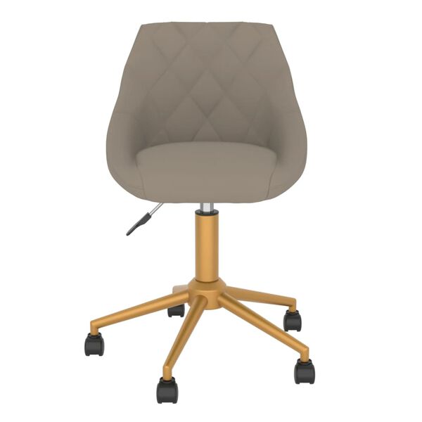 vidaXL Otočn&eacute; jed&aacute;lensk&eacute; stoličky 6 ks bledosiv&eacute; zamatov&eacute;