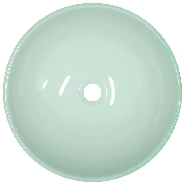 vidaXL Um&yacute;vadlo z tvrden&eacute;ho skla 42x14 cm biele