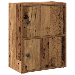 vidaXL Knižnica star&eacute; drevo 40x24x52 cm kompozitn&eacute; drevo