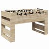 vidaXL Stoln&yacute; futbal Sonoma dub 146,5 x 74 x 85 cm Kompozitn&eacute; drevo