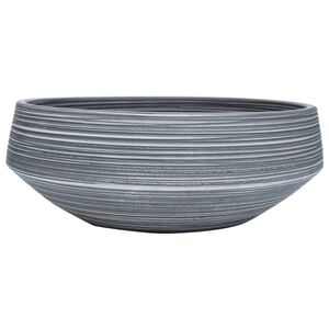 vidaXL Um&yacute;vadlo na dosku siv&eacute; okr&uacute;hle &Phi;41x14 cm keramick&eacute;