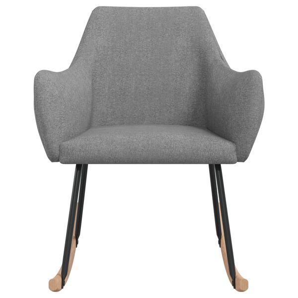 vidaXL Hojdacie kreslo bledosiv&eacute; l&aacute;tkov&eacute;