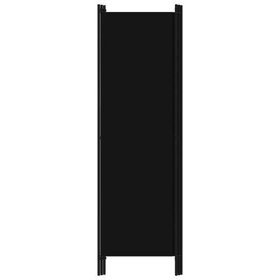 vidaXL 3-panelový paraván čierny 150x180 cm