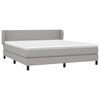 vidaXL Boxspring posteľ s matracom bledosiv&aacute; 180x200 cm l&aacute;tka