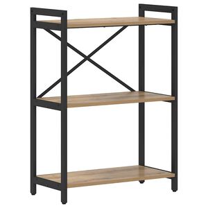 vidaXL Reg&aacute;l na knihy 60 x 30 x 85 cm Kompozitn&eacute; drevo Remeseln&yacute; dub